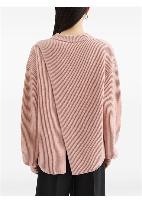Maglione a coste in rosa Jil Sander - donna JIL SANDER | J02GP0223J14737660